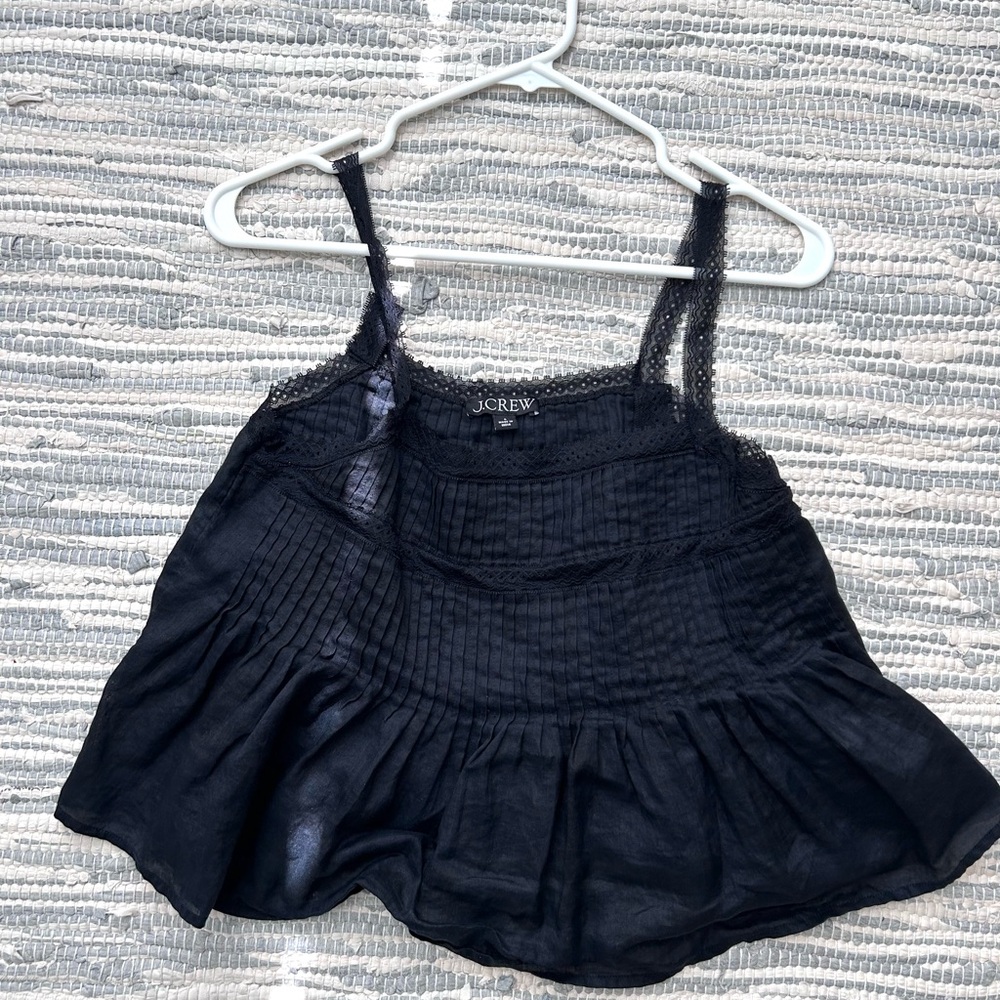 Jcrew Summer 2025 Sheer Cropped Tank